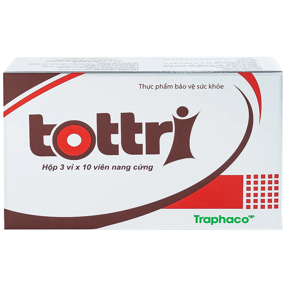 VIÊN UỐNG HỖ TRỢ LÀM GIẢM TRIỆU CHỨNG TRĨ TOTTRI TRAPHACO 3X10 3
