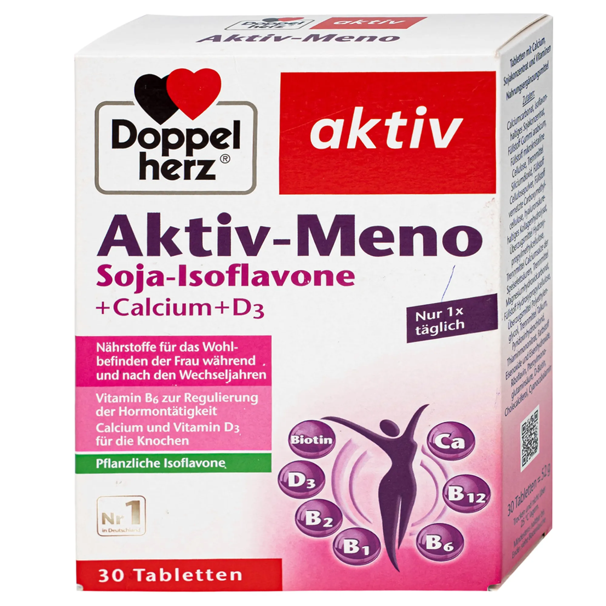 VIÊN UỐNG HỖ TRỢ NỘI TIẾT TỐ CHO PHỤ NỮ TIỀN MÃN KINH DOPPELHERZ AKTIV-MENO 30V 7