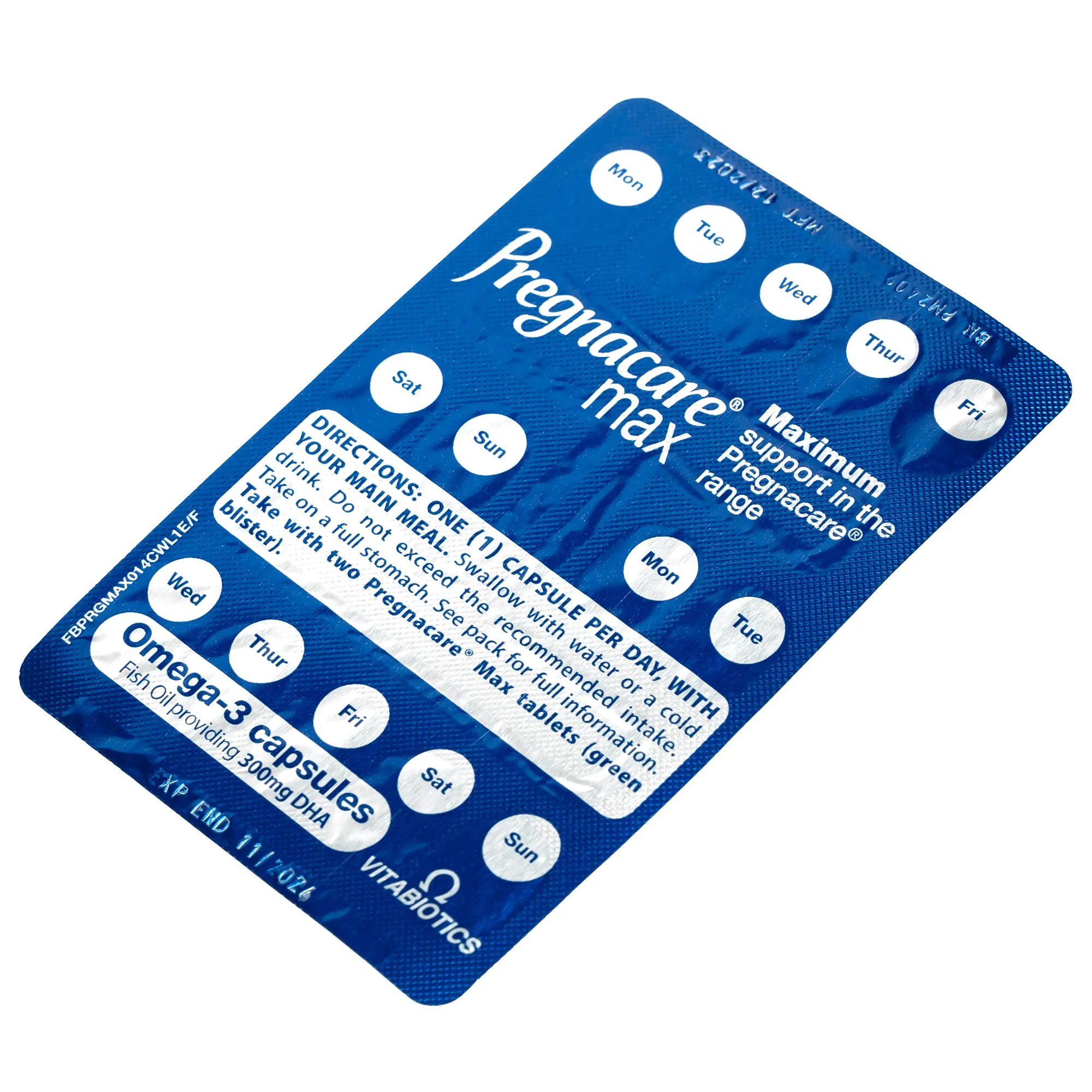 VIÊN UỐNG HỖ TRỢ PHỤ NỮ MANG THAI PREGNACARE MAX VITABIOTICS 84V 7