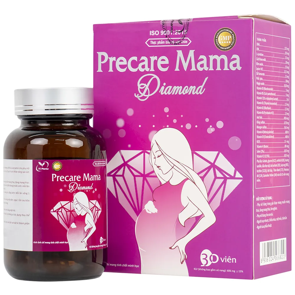VIÊN UỐNG HÕ TRỢ PHỤ NỮ MANG THAI PRECARE MAMA DIAMOND 30V