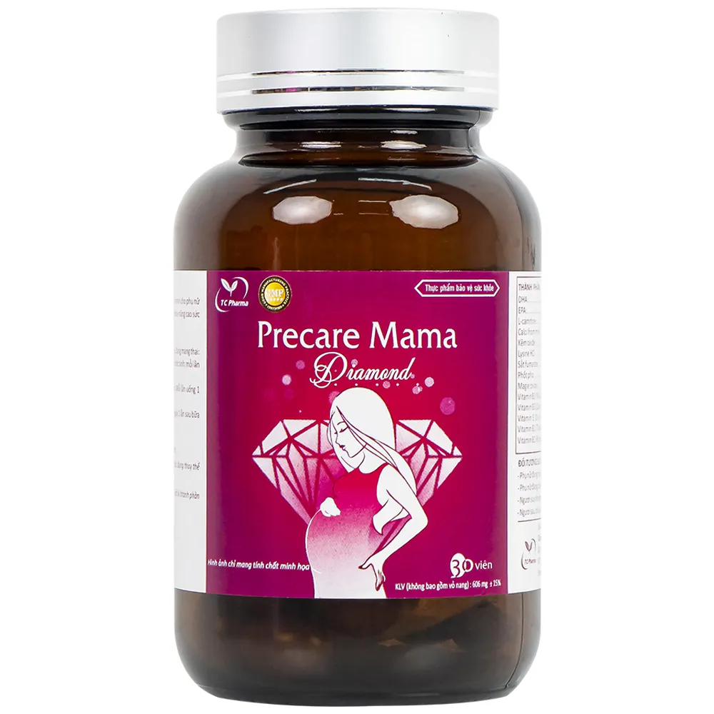 VIÊN UỐNG HÕ TRỢ PHỤ NỮ MANG THAI PRECARE MAMA DIAMOND 30V 2