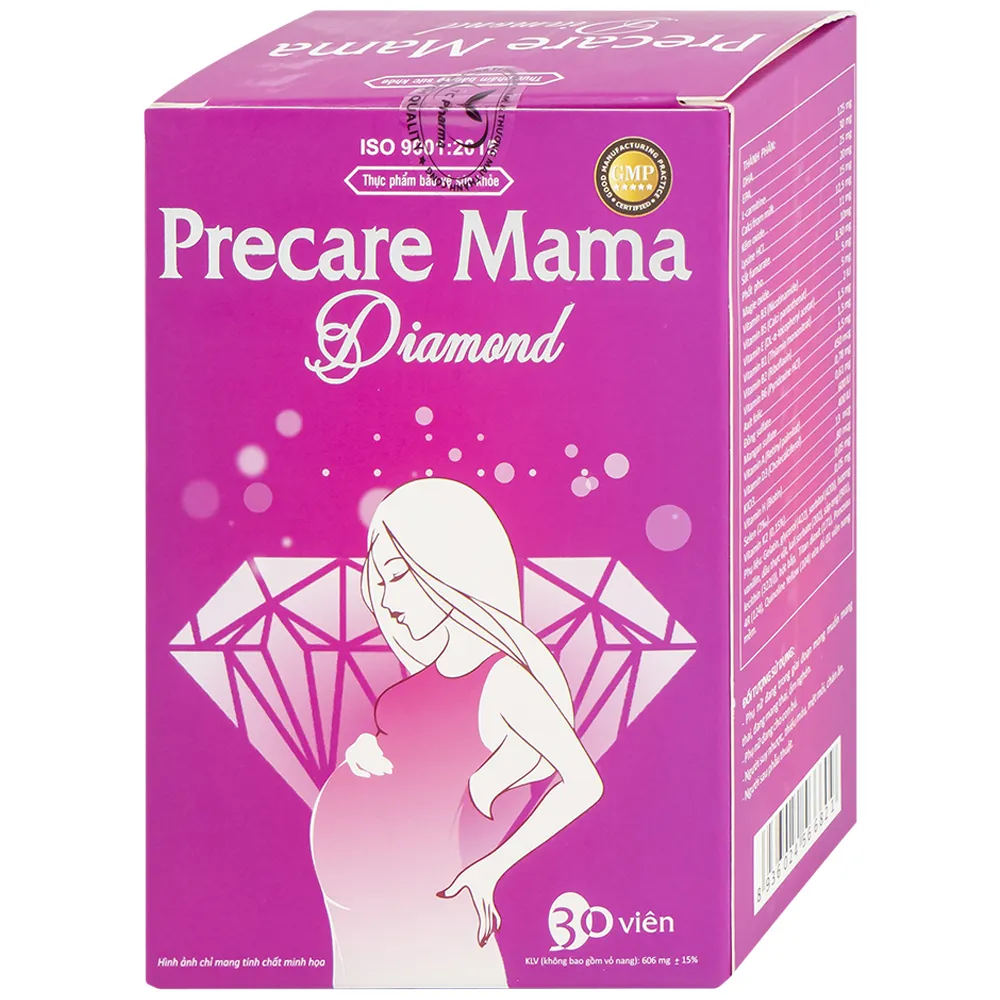 VIÊN UỐNG HÕ TRỢ PHỤ NỮ MANG THAI PRECARE MAMA DIAMOND 30V 3