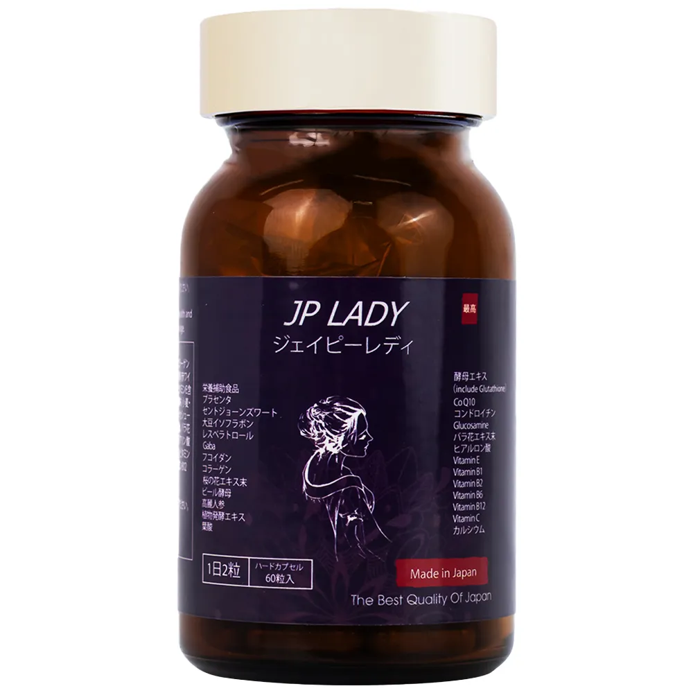 VIÊN UỐNG HỖ TRỢ PHỤ NỮ TIỀN MÃN KINH JP LADY JPANWELL 60V 10