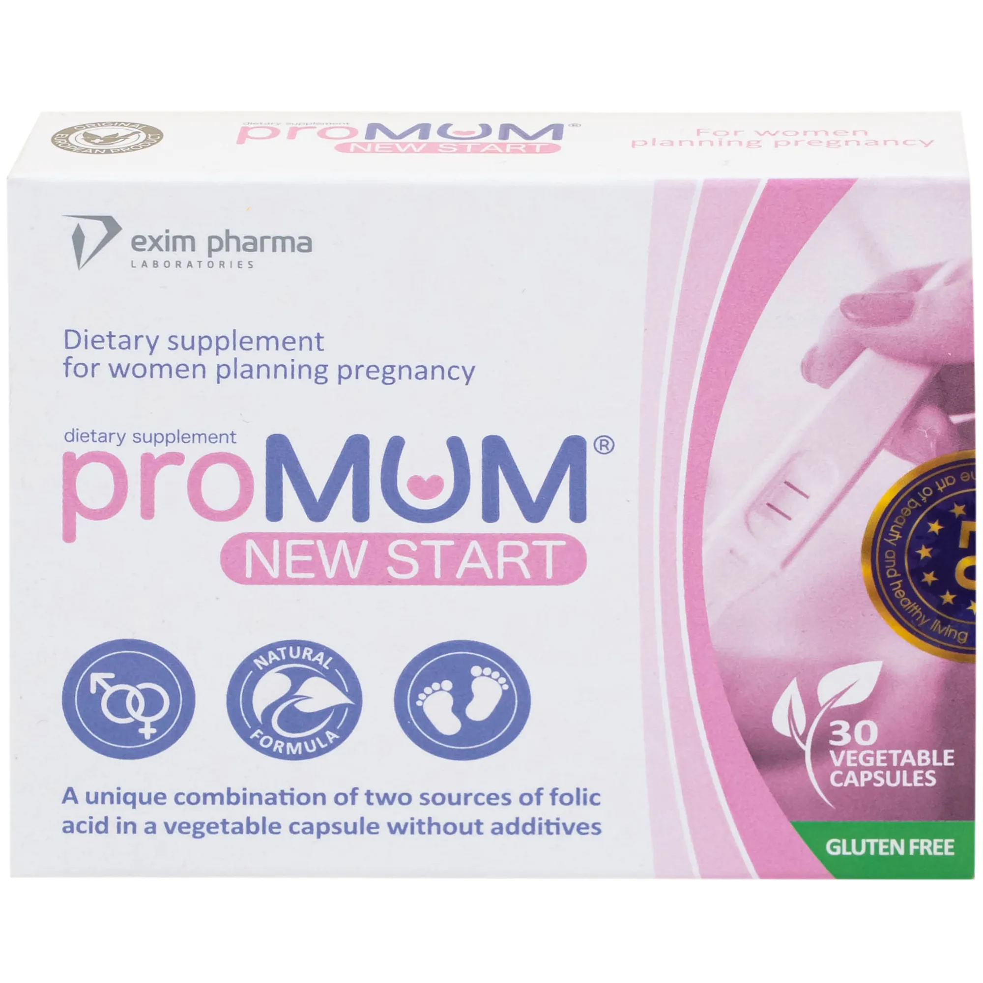 VIÊN UỐNG HỖ TRỢ PHỤ NỮ TRƯỚC KHI MANG THAI PROMUM NEW START 2X15 7