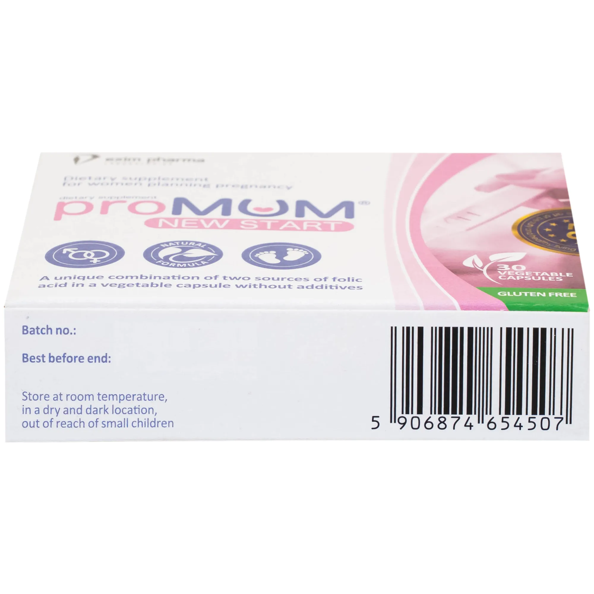 VIÊN UỐNG HỖ TRỢ PHỤ NỮ TRƯỚC KHI MANG THAI PROMUM NEW START 2X15 9