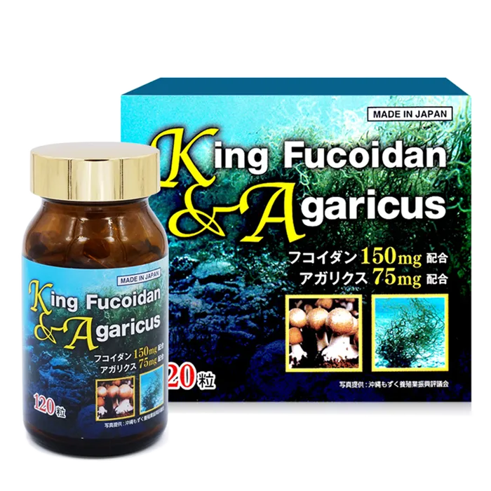 Viên uống hỗ trợ sức khỏe King Fucoidan & Agaricus 120 viên