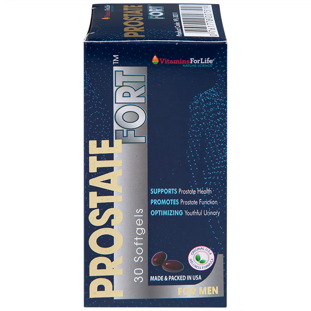 VIÊN UỐNG HỖ TRỢ SỨC KHỎE TUYẾN TIỀN LIỆT NAM GIỚI PROSTATE FORT 200MG VITAMINS FOR LIFE 30V 10