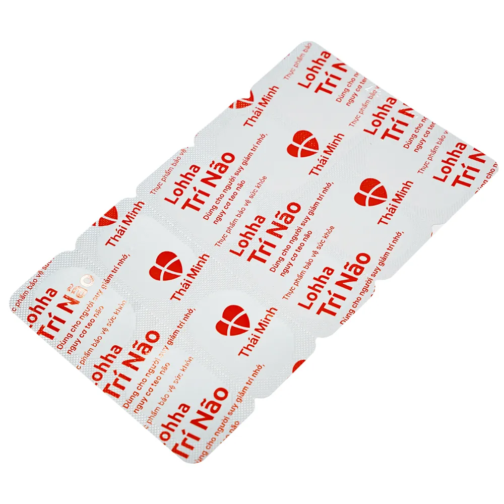 VIÊN UỐNG HỖ TRỢ TĂNG CƯỜNG HOẠT ĐỘNG CỦA TRÍ NÃO LOHHA TRÍ NÃO THÁI MINH 3X10 13