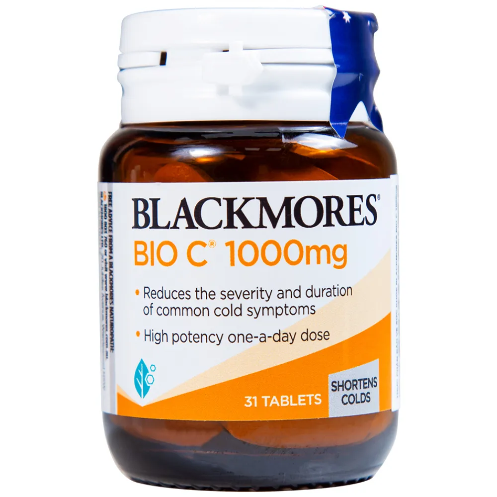 VIÊN UỐNG HỖ TRỢ TĂNG CƯỜNG SỨC KHỎE BLACKMORES BIO C 1000MG 31V 7