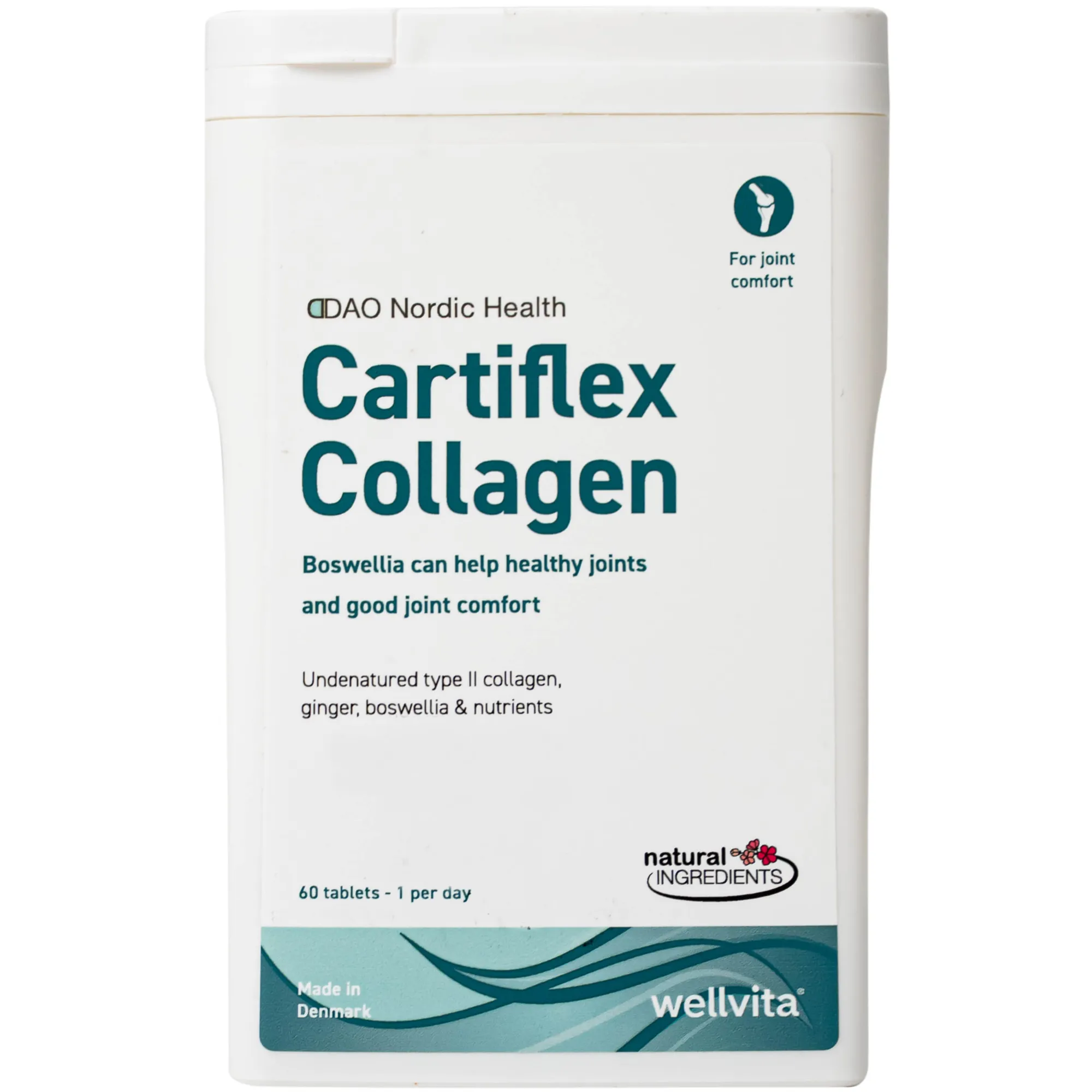 VIÊN UỐNG HỖ TRỢ TĂNG CƯỜNG SỨC KHOẺ XƯƠNG KHỚP CARTIFLEX COLLAGEN DAO NORDIC HEALTH 60V