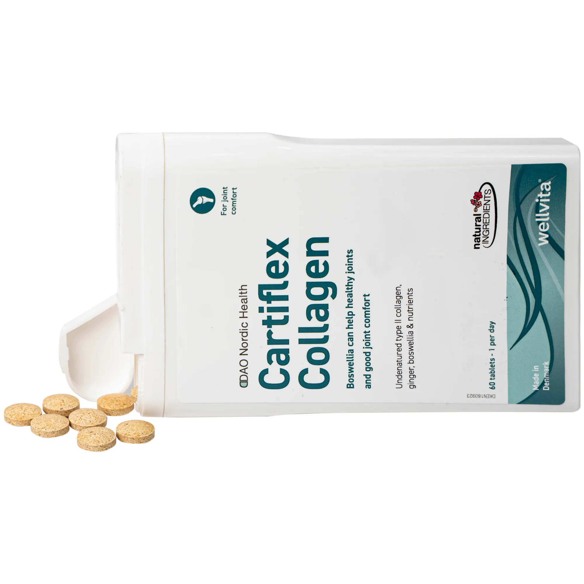 VIÊN UỐNG HỖ TRỢ TĂNG CƯỜNG SỨC KHOẺ XƯƠNG KHỚP CARTIFLEX COLLAGEN DAO NORDIC HEALTH 60V 7