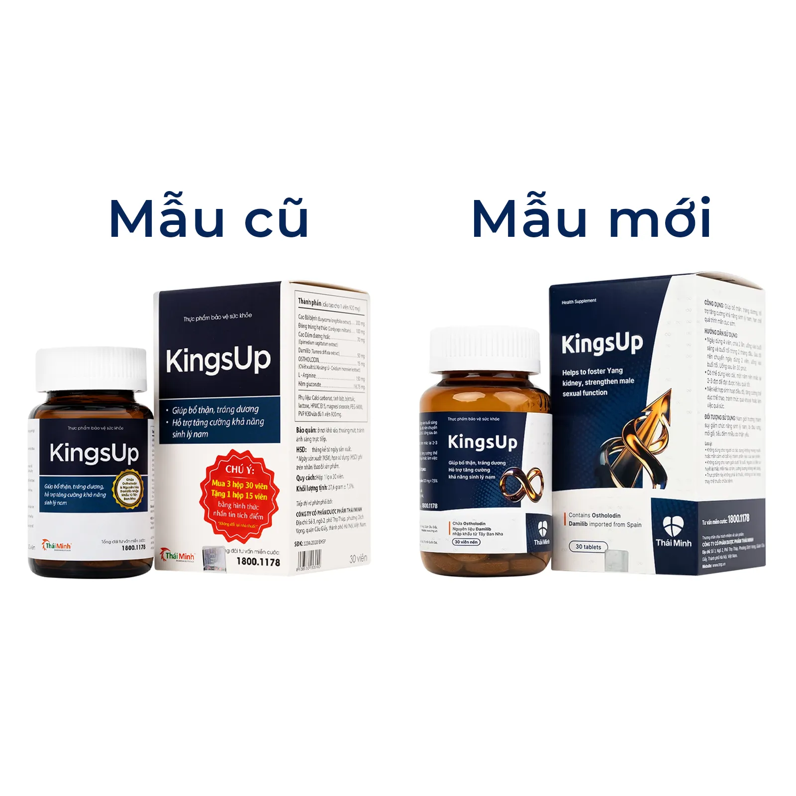 VIÊN UỐNG HỖ TRỢ TĂNG CƯỜNG SINH LÝ KINGSUP THÁI MINH 30V 5