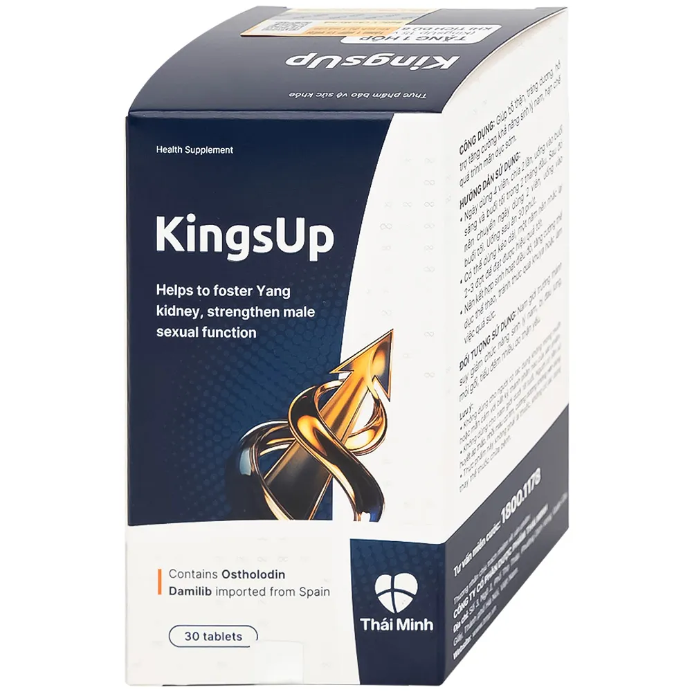 VIÊN UỐNG HỖ TRỢ TĂNG CƯỜNG SINH LÝ KINGSUP THÁI MINH 30V 6