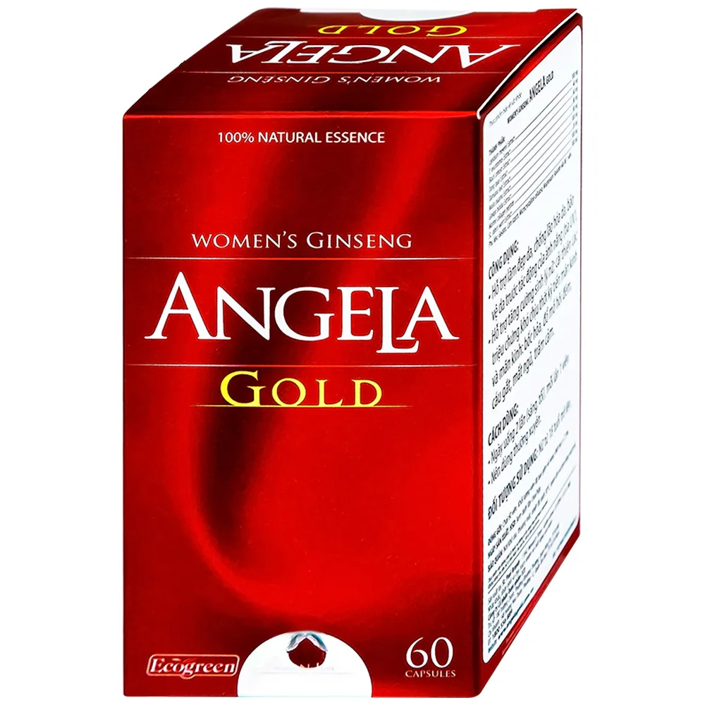 VIÊN UỐNG HỖ TRỢ TĂNG CƯỜNG SINH LÝ NỮ ANGELA GOLD ECOGREEN 60V