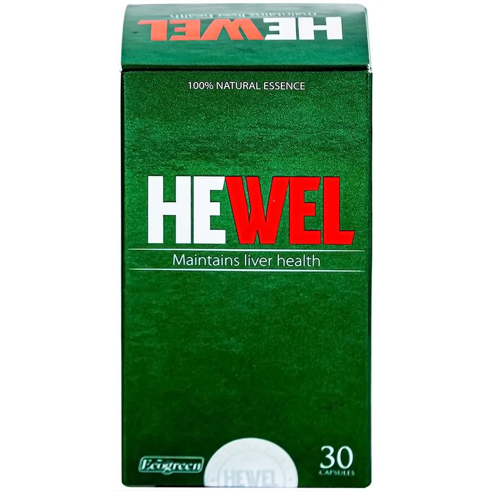 VIÊN UỐNG HỖ TRỢ TĂNG KHẢ NĂNG THẢI ĐỘC GAN HEWEL ECOGREEN 30V 9