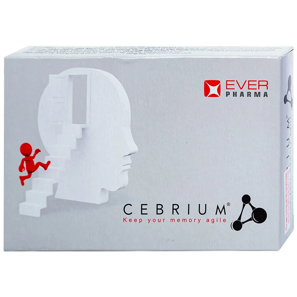 VIÊN UỐNG HỖ TRỢ TĂNG KHẢ NĂNG TẬP TRUNG CEBRIUM EVER PHARMA 3X10
