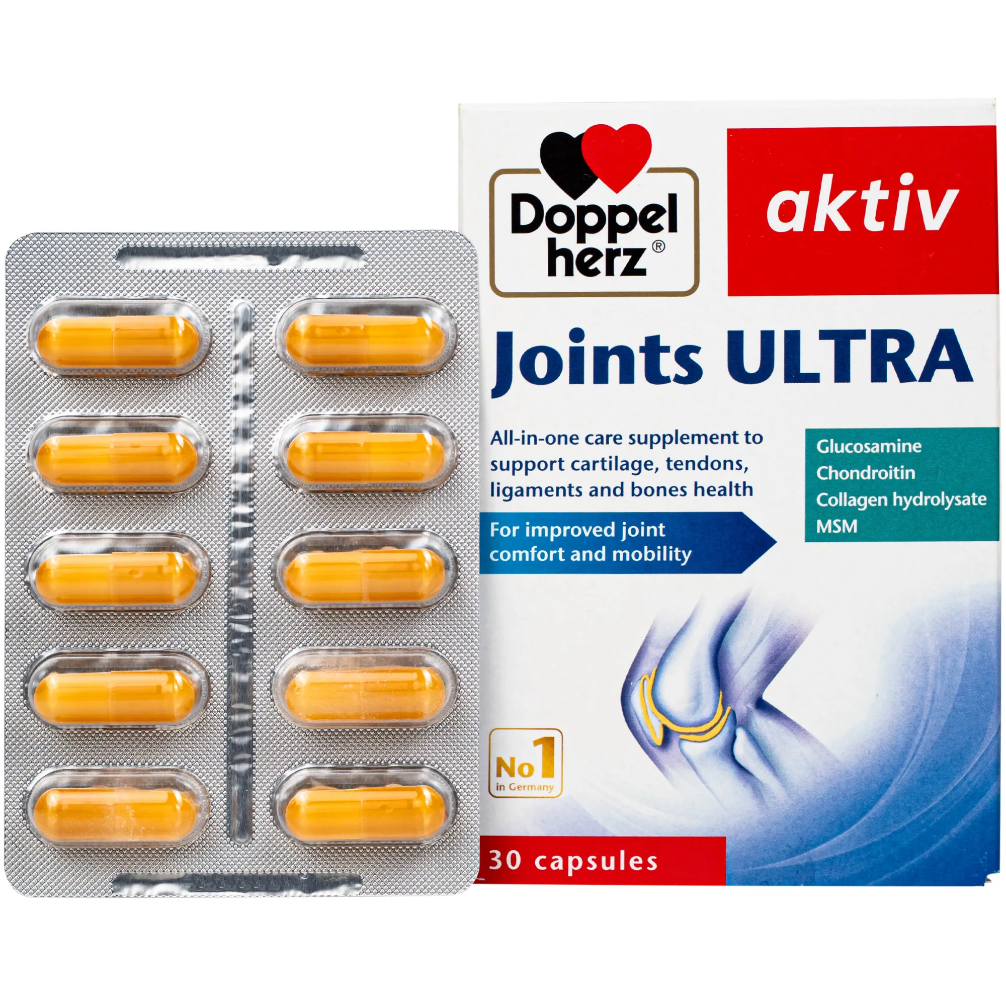 VIÊN UỐNG HỖ TRỢ TĂNG TIẾT DỊCH KHỚP JOINTS ULTRA DOPPELHERZ 3X10