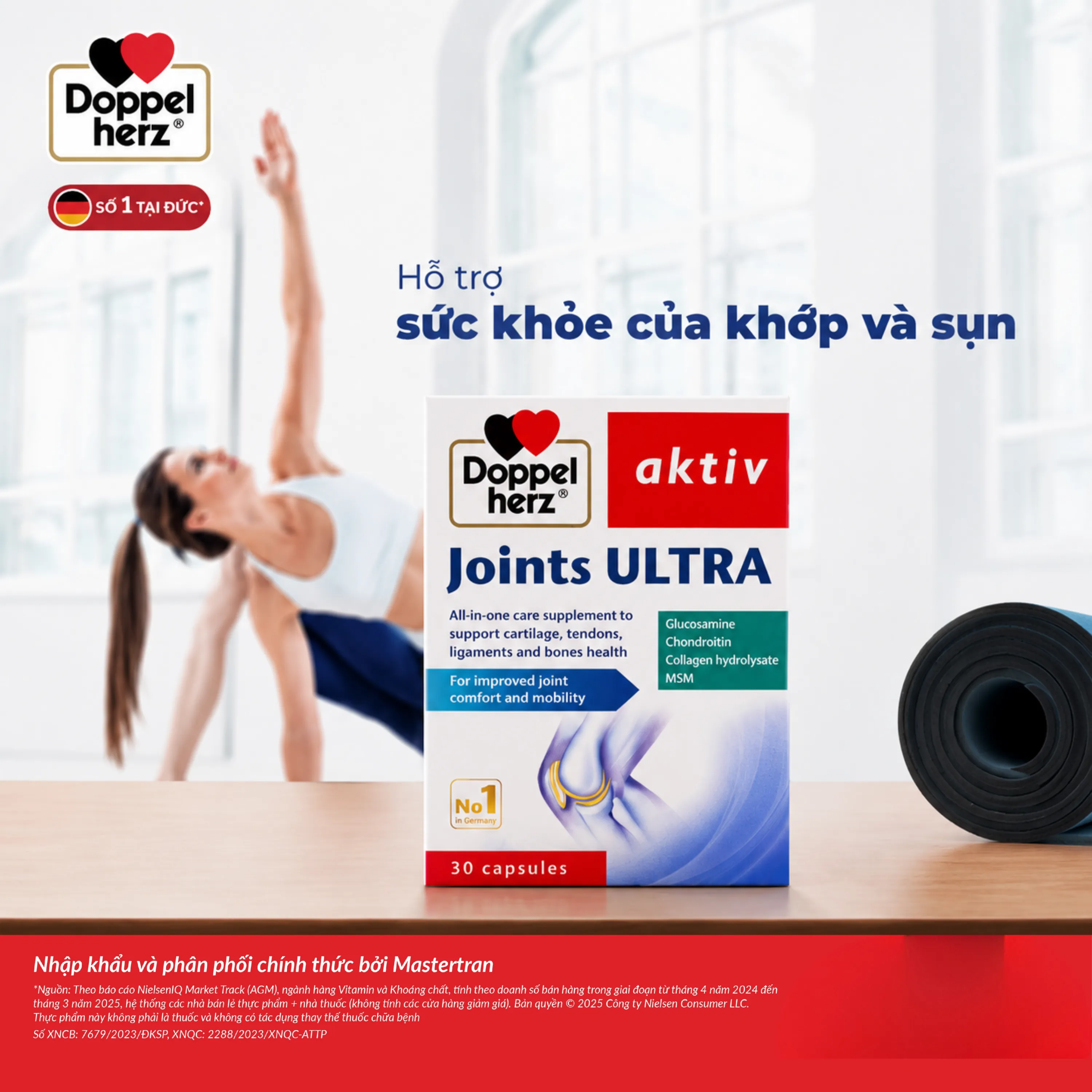 VIÊN UỐNG HỖ TRỢ TĂNG TIẾT DỊCH KHỚP JOINTS ULTRA DOPPELHERZ 3X10 2