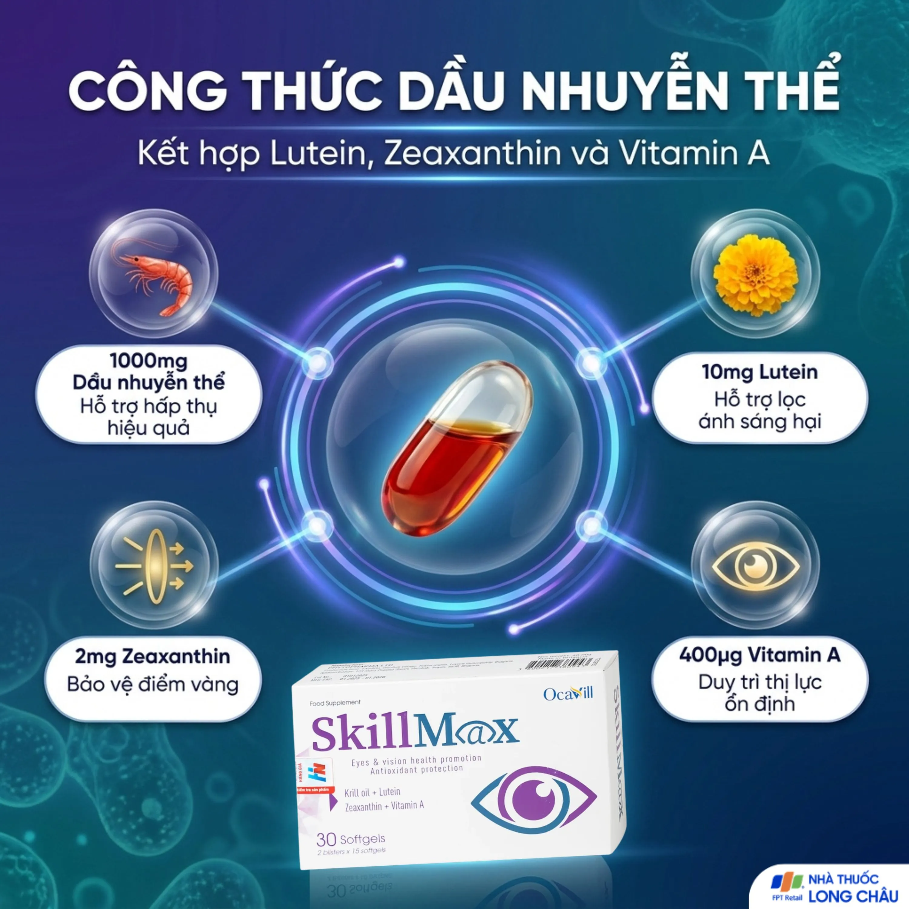 VIÊN UỐNG HỖ TRỢ THỊ LỰC SKILLMAX OCAVILL 2X15 4