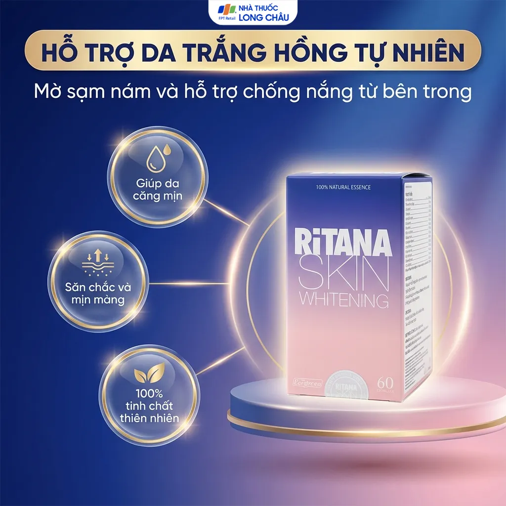 VIÊN UỐNG HỖ TRỢ TRẮNG DA RITANA ECOGREEN 60V 2