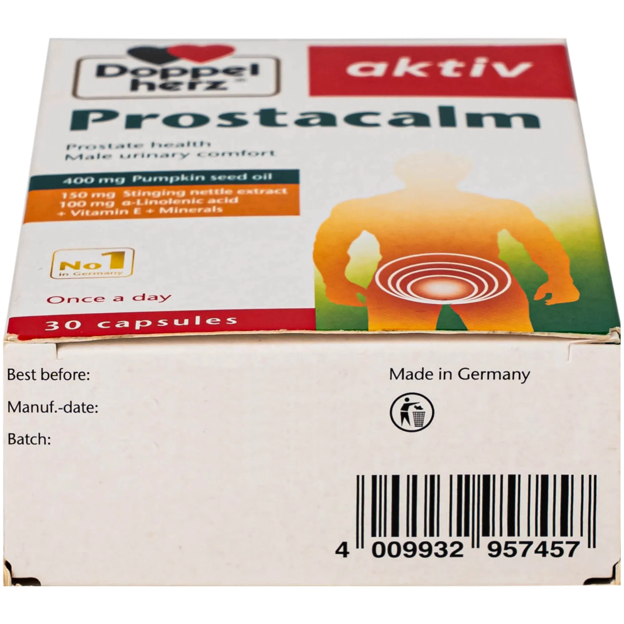 VIÊN UỐNG HỖ TRỢ TUYẾN TIỀN LIỆT DOPPELHERZ AKTIV PROSTACALM 3X10 6