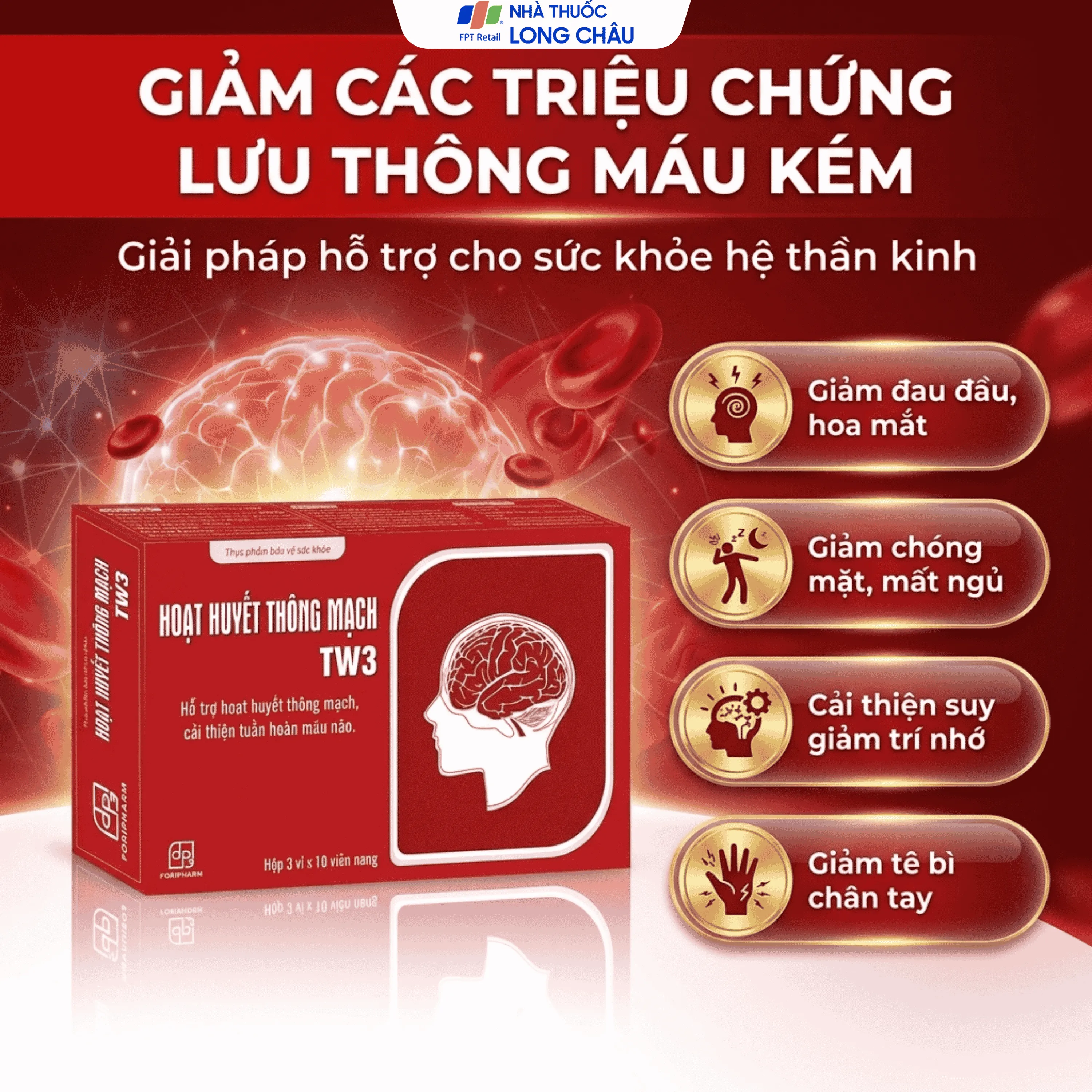 VIÊN UỐNG HOẠT HUYẾT THÔNG MẠCH TW3 3X10 3
