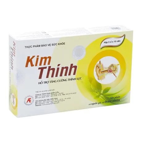 Viên uống IMC Kim Thính (Hộp 30 viên) giúp tăng cường thính lực và lưu thông máu