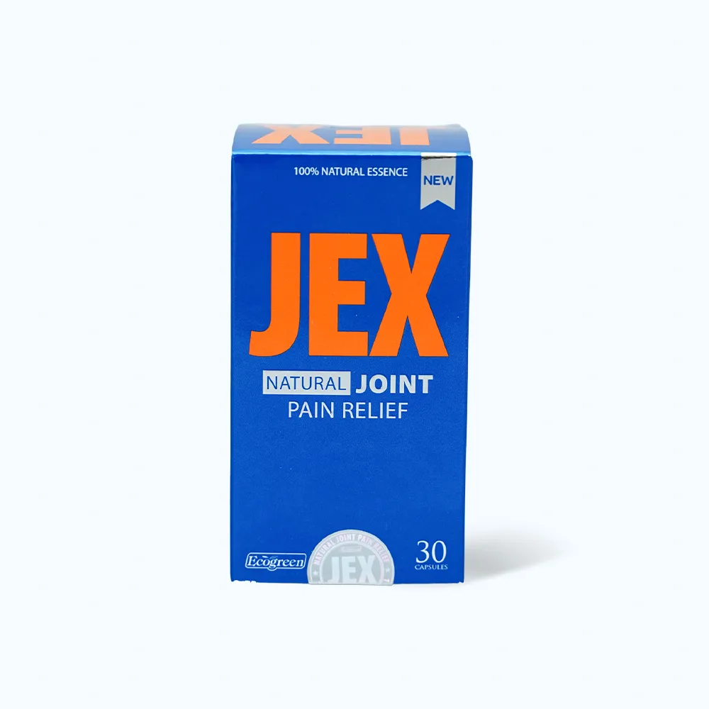 Viên uống JEX Ecogreen (Hộp 60 viên) hỗ trợ giảm đau và viêm khớp