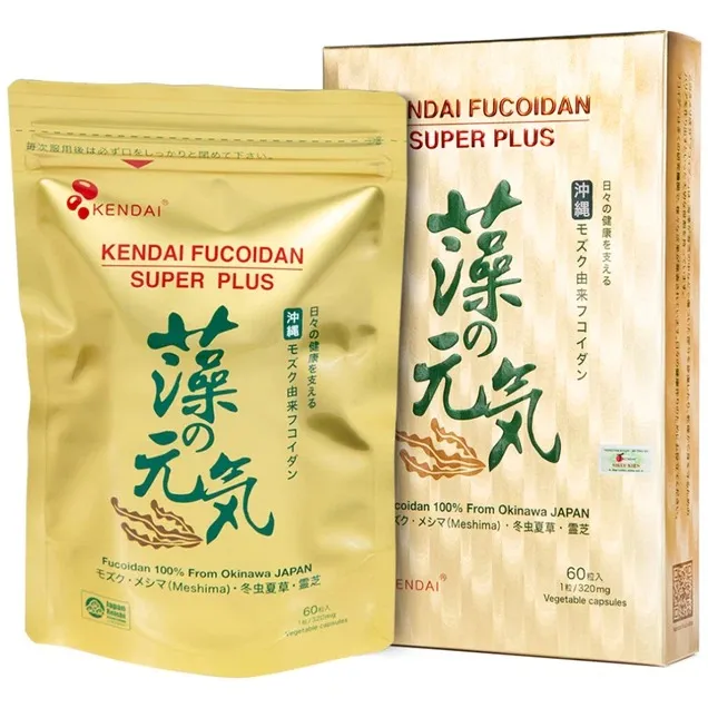 Viên uống Kendai Fucoidan Super Plus Sumioka hỗ trợ hệ miễn dịch (Hộp 60 viên)