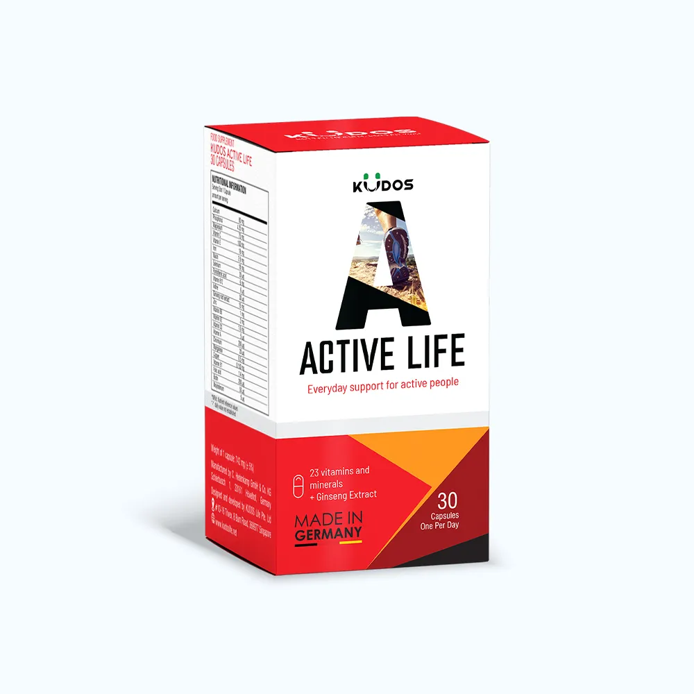 Viên uống Kudos Active Life (Hộp 30 viên) bổ sung vitamin và khoáng chất