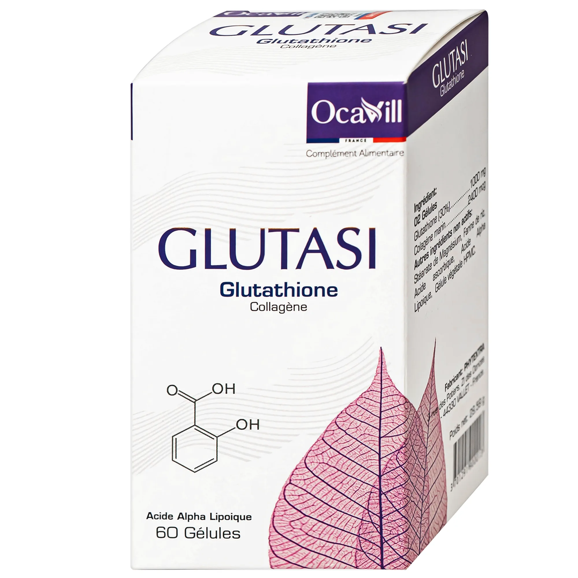 VIÊN UỐNG LÀM ĐẸP DA, CHỐNG LÃO HÓA GLUTASI OCAVILL 60V 7