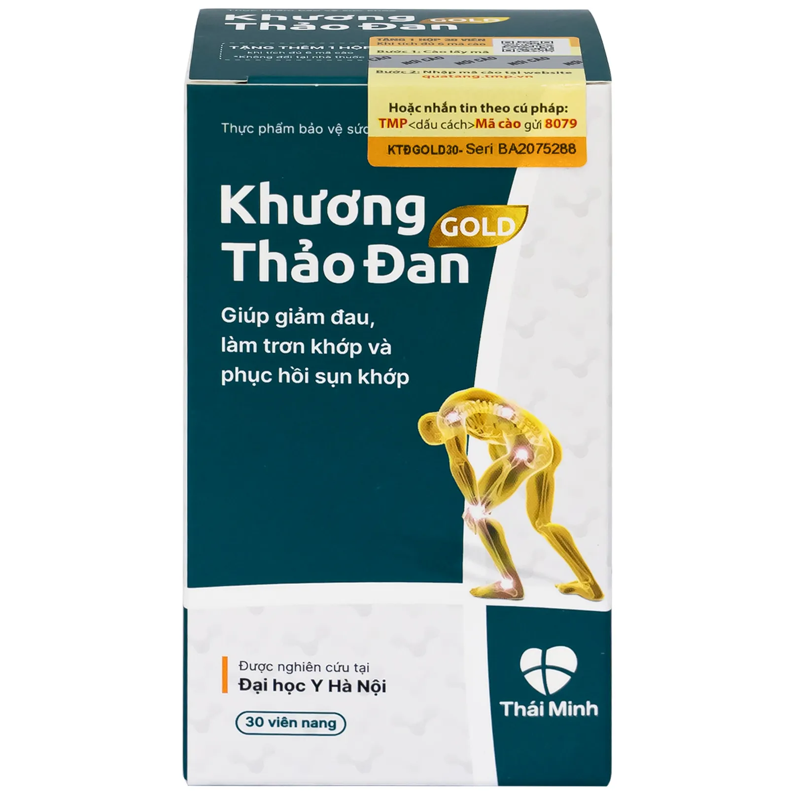 VIÊN UỐNG LÀM TRƠN KHỚP KHƯƠNG THẢO ĐAN GOLD 30V 4