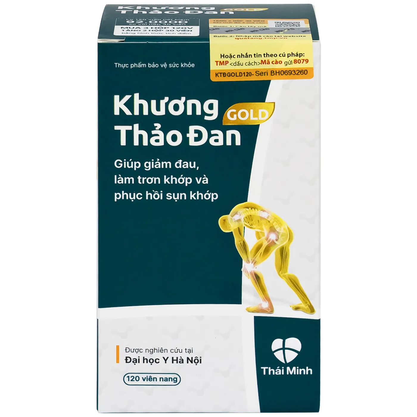 VIÊN UỐNG LÀM TRƠN KHỚP KHƯƠNG THẢO ĐAN GOLD 120V 5
