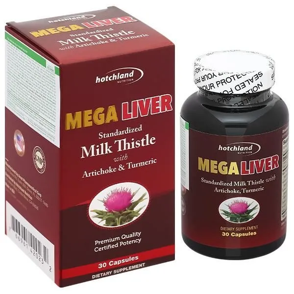 Viên uống Mega Liver giúp tăng cường chức năng gan (Hộp 30 viên)