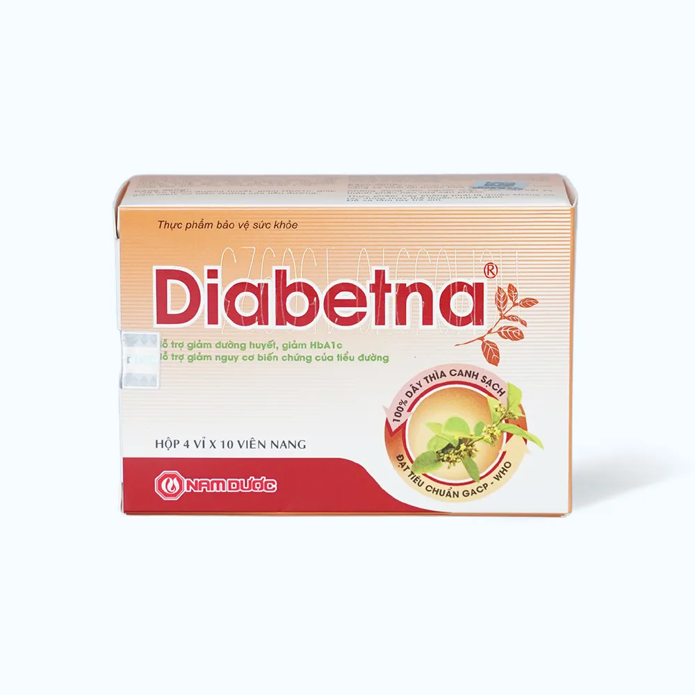 Viên uống Nam Dược Diabetna (Hộp 40 viên) hỗ trợ giảm đường huyết