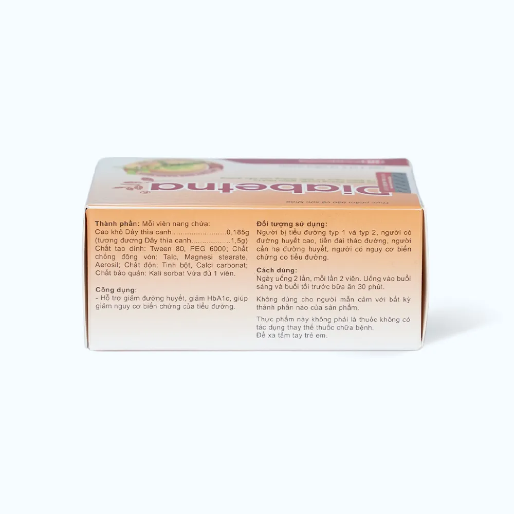 Viên uống Nam Dược Diabetna (Hộp 40 viên) hỗ trợ giảm đường huyết 4