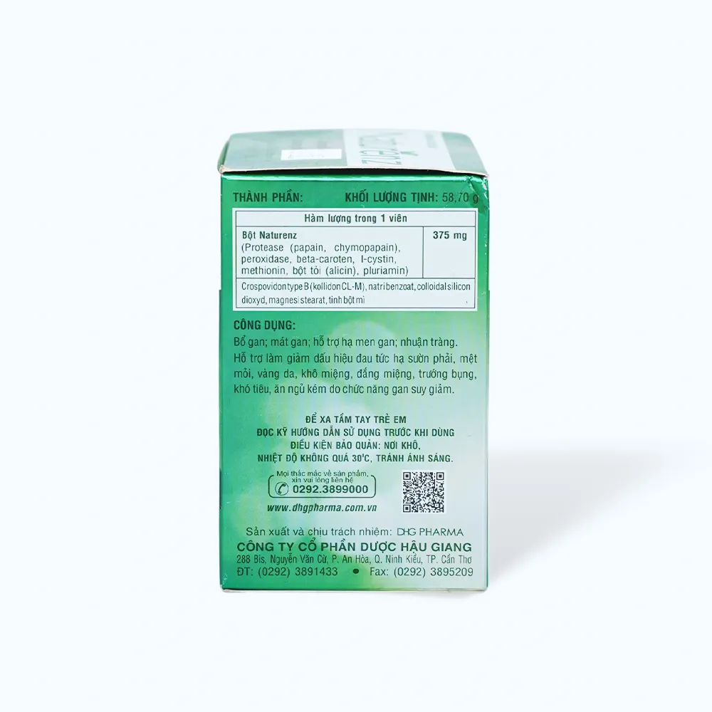 Viên uống Naturen Z (100 viên) hỗ trợ hạ men gan, bổ gan, mát gan 4