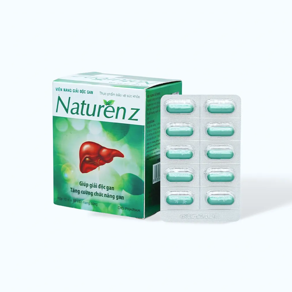 Viên uống Naturen Z (100 viên) hỗ trợ hạ men gan, bổ gan, mát gan 5