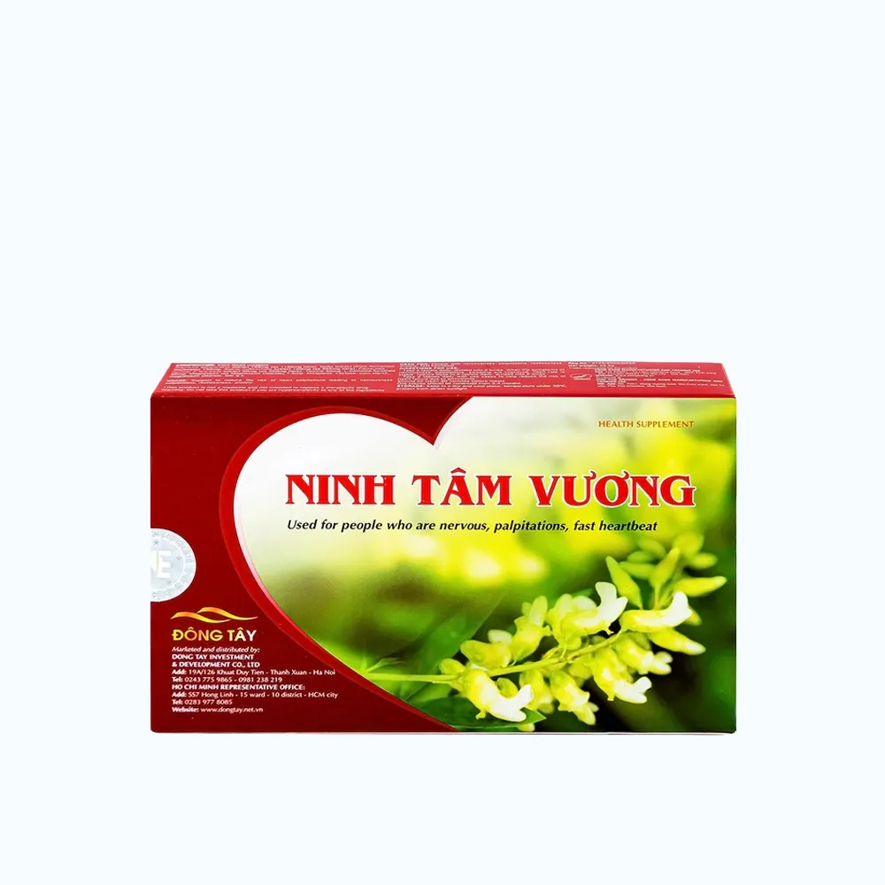 Viên uống Ninh Tâm Vương (30 viên) hỗ trợ giảm hồi hộp, trống ngực