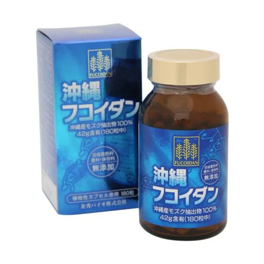 Viên uống Okinawa Fucoidan hỗ trợ điều trị, chống ung thư 180 viên 2
