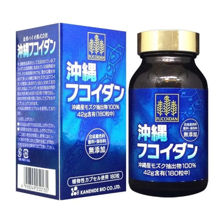 Viên uống Okinawa Fucoidan hỗ trợ điều trị, chống ung thư 180 viên 3