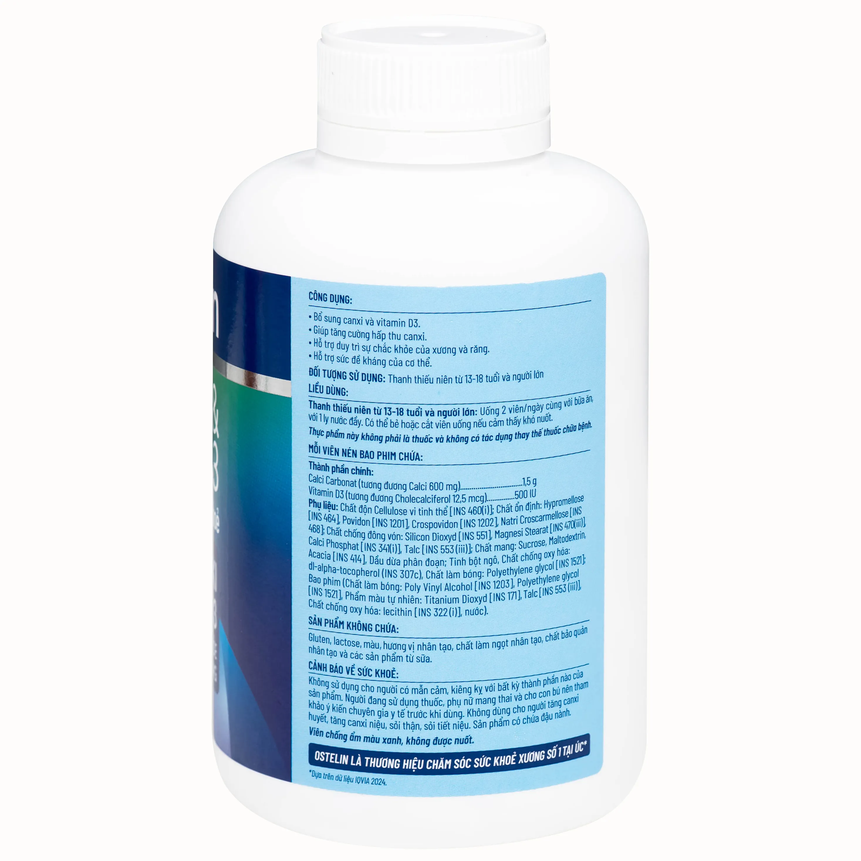 VIÊN UỐNG OSTELIN CALCIUM & VITAMIN D3 SANOFI 275V 2