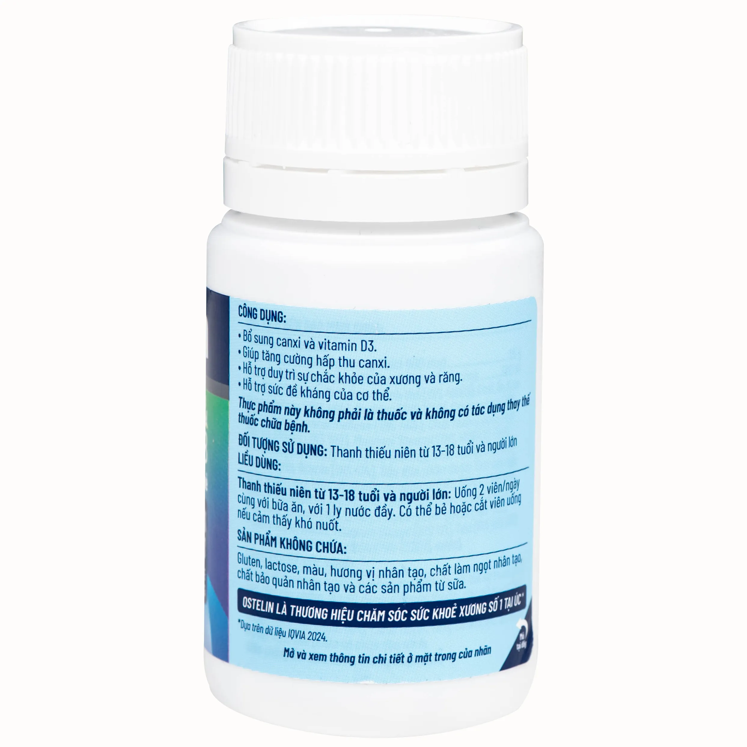 VIÊN UỐNG OSTELIN CALCIUM & VITAMIN D3 SANOFI 30V 2