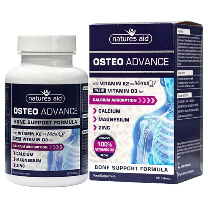 Viên uống Osteo Advance bổ sung vitamin, giúp xương, răng chắc khỏe (Hộp 60 viên)
