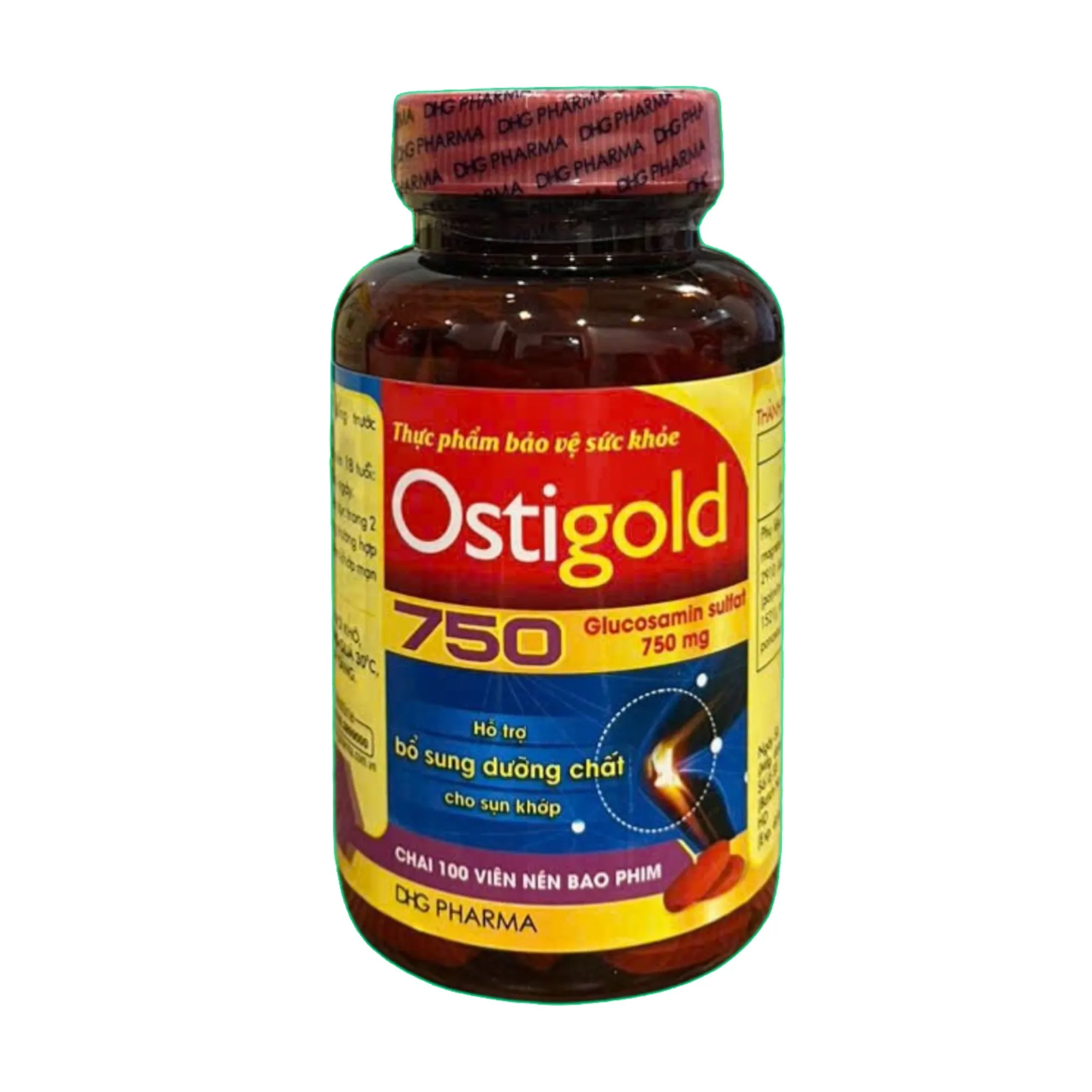 Viên uống Ostigold 750 DHG – Hỗ trợ xương khớp, bổ sung dịch khớp (100 viên) 5