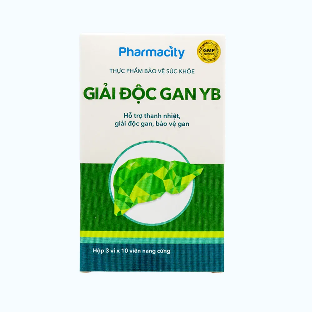 Viên uống Pharmacity Giải Độc Gan YB hỗ trợ thanh nhiệt, giải độc, bảo vệ gan (Hộp 30 viên nang cứng) 4