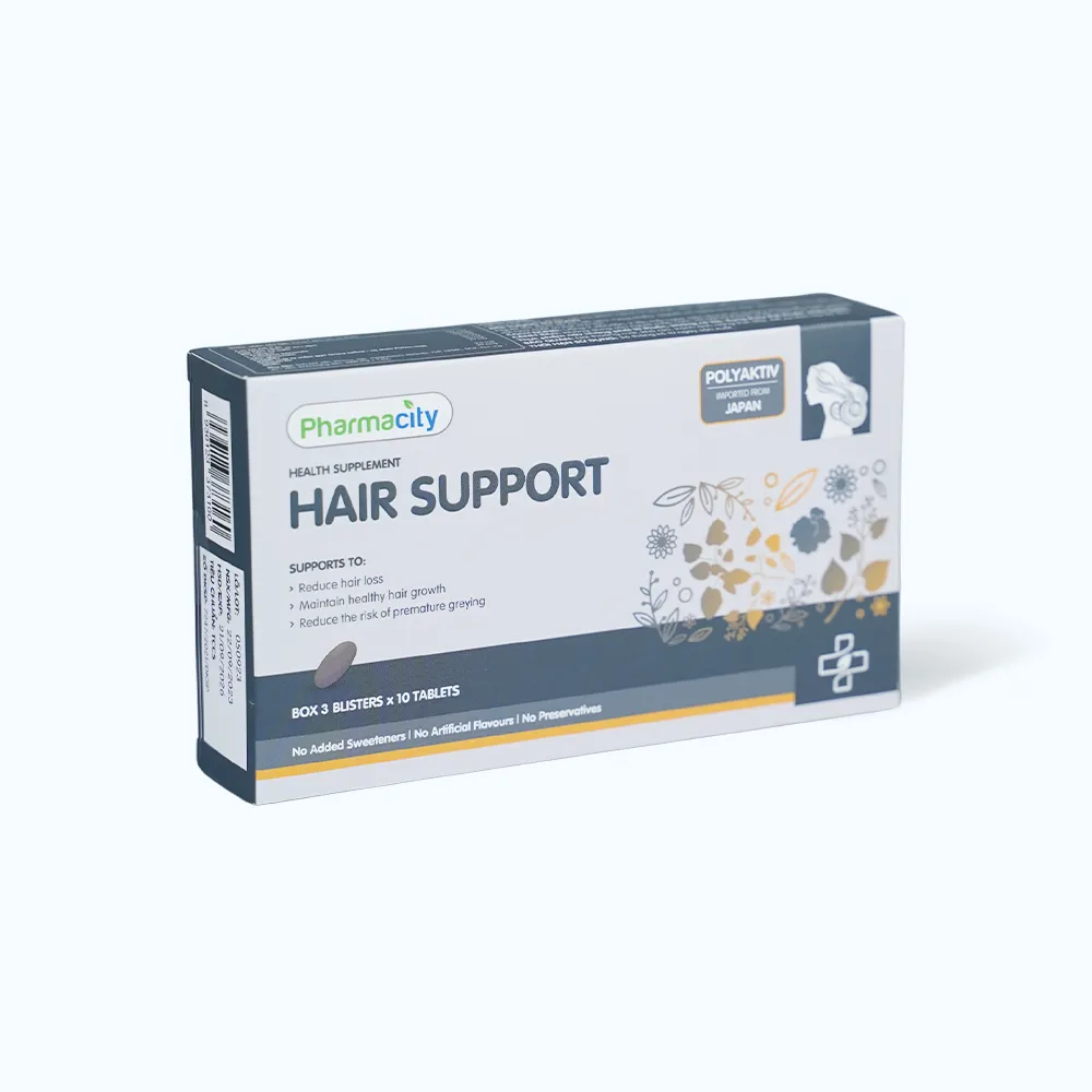Viên uống Pharmacity Hair Support (Hộp 30 viên) giúp tóc chắc khỏe 2