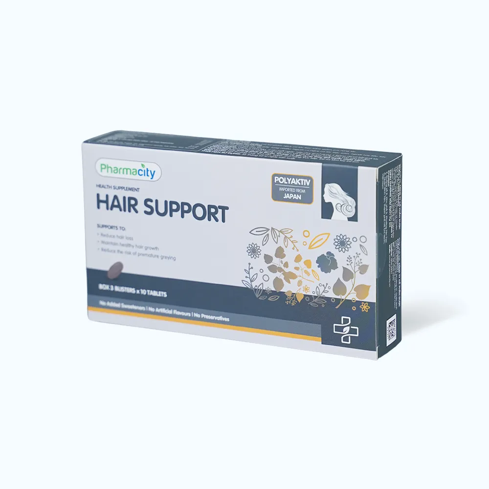 Viên uống Pharmacity Hair Support (Hộp 30 viên) giúp tóc chắc khỏe 3