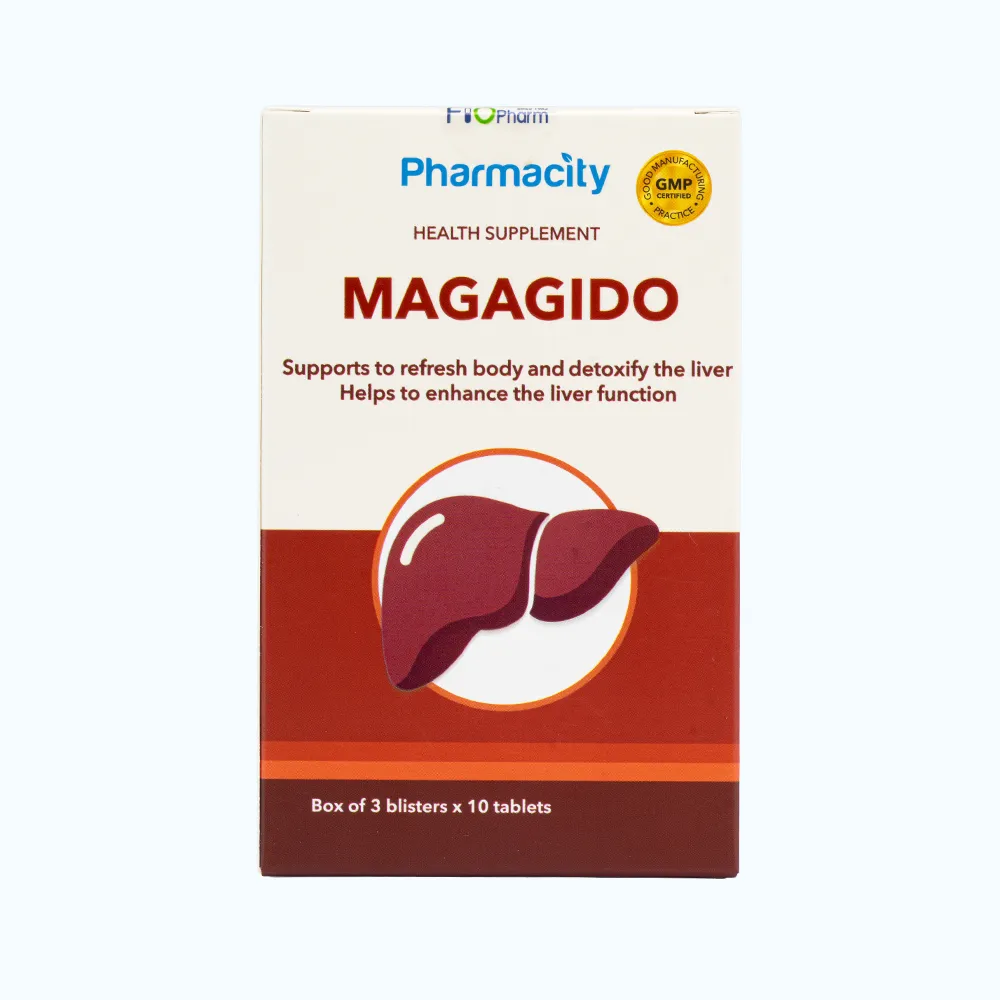 Viên uống Pharmacity Magagido hỗ trợ thanh nhiệt, giải độc mát gan (Hộp 30 viên) 2