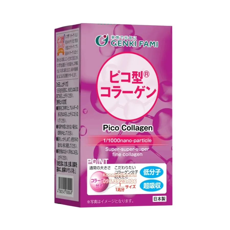 Viên Uống Pico Collagen - Hỗ Trợ Phục Hồi và Trẻ Hóa Da (Hộp 180 Viên) 3